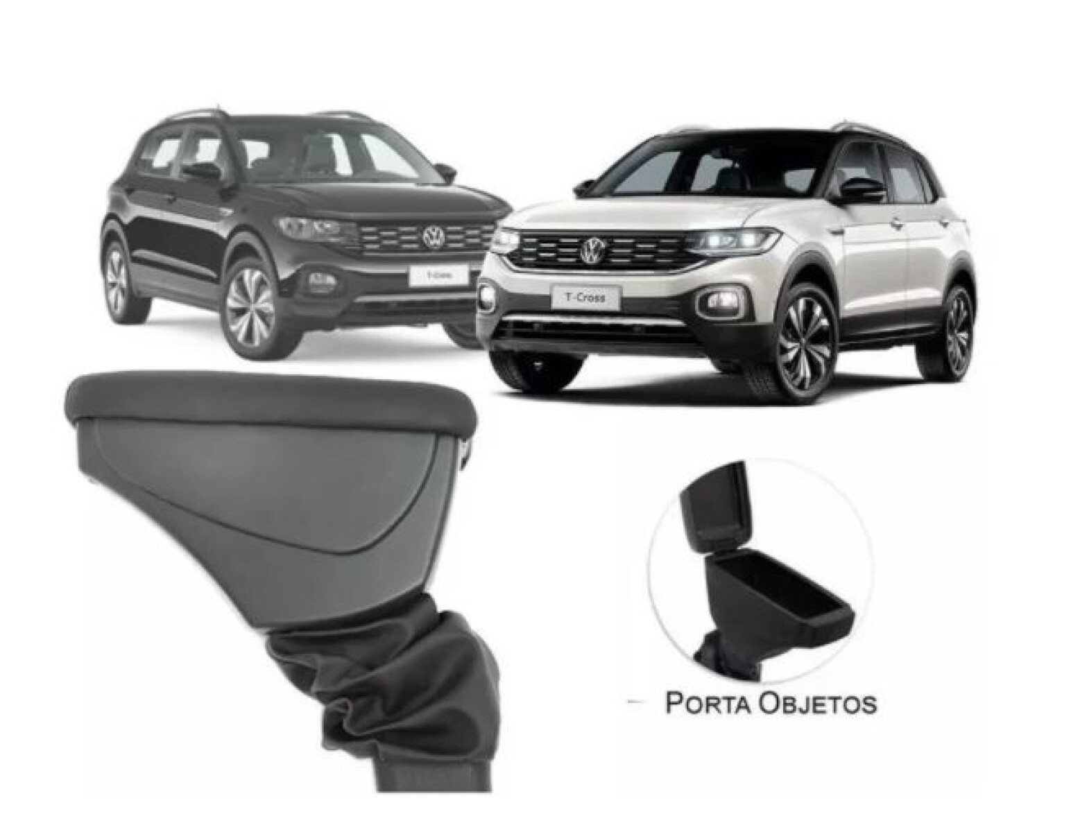 Apoya Brazo Auto Volkswagen T-cross Ecocuero 