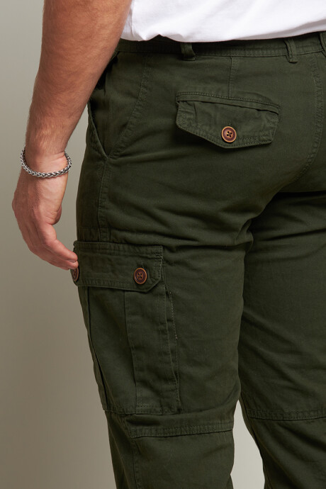 PANTALON CARGO VISUND DIXIE Militar