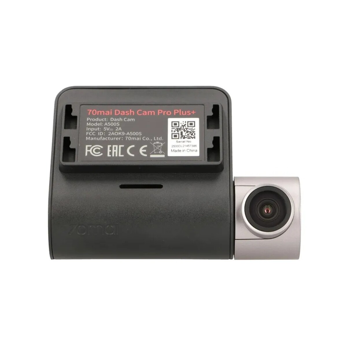 Cámara para Auto Dash Cam Plus+ C/ Wi-Fi + GPS Black