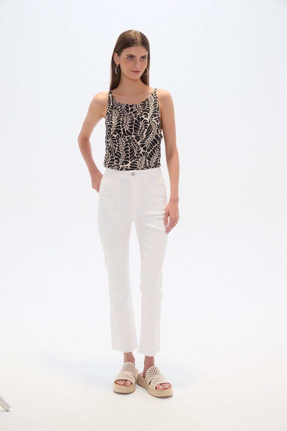 Pantalon Calendre Marfil / Off White