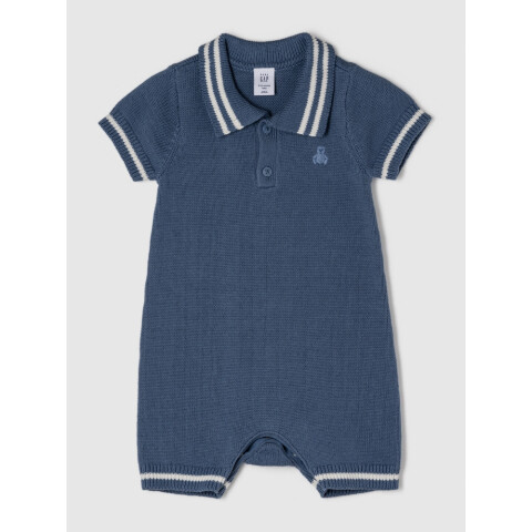 B SWTR SHORTIE 1PC BAINBRIDGE BLUE