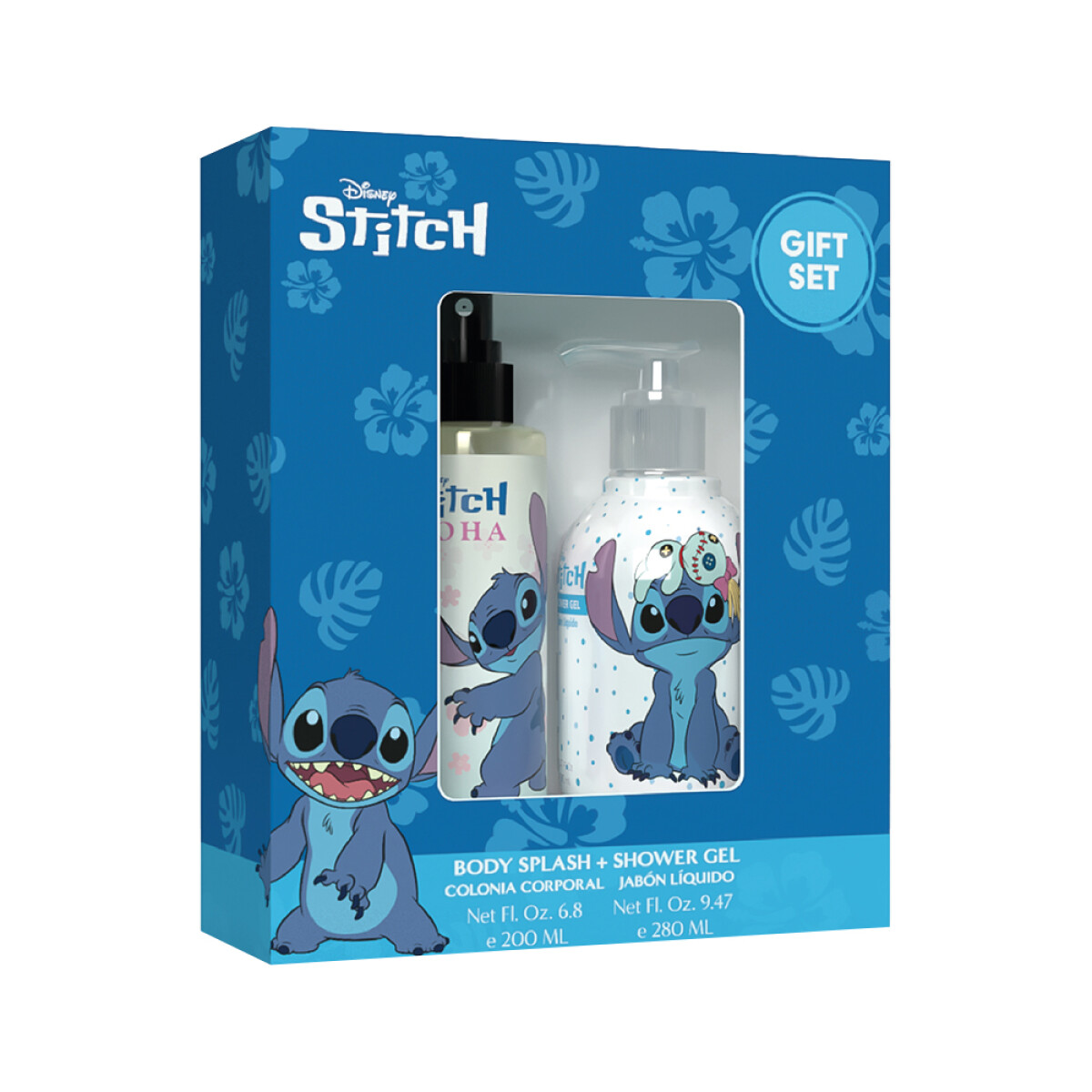 Set Body Splash 200 Ml + Shower Gel 280 Ml Stitch 