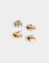 Bijou Cuff Set De Aros - Dorado