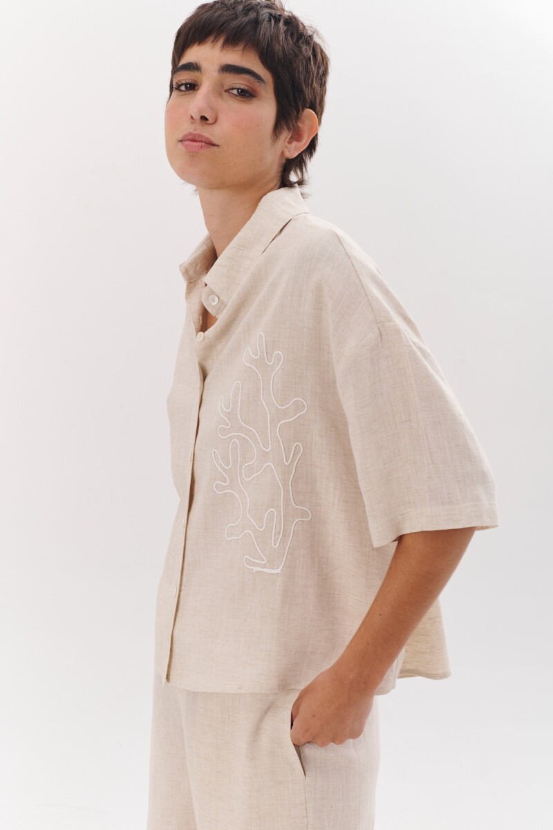 CAMISA SAINT TROPEZ BEIGE