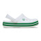 Crocs Crocband Clog K - Niños más de 5 años White/green Ivy