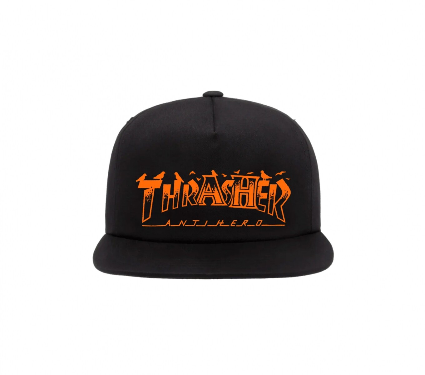 Gorro Thrasher Trucker Pigeon - Negro/Rojo 