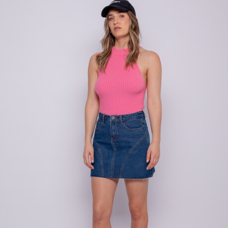 FALDA BARRA Azul
