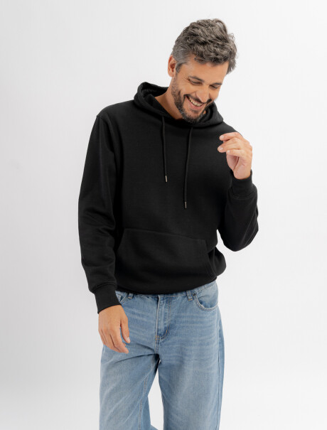 Canguro felpa Liam negro