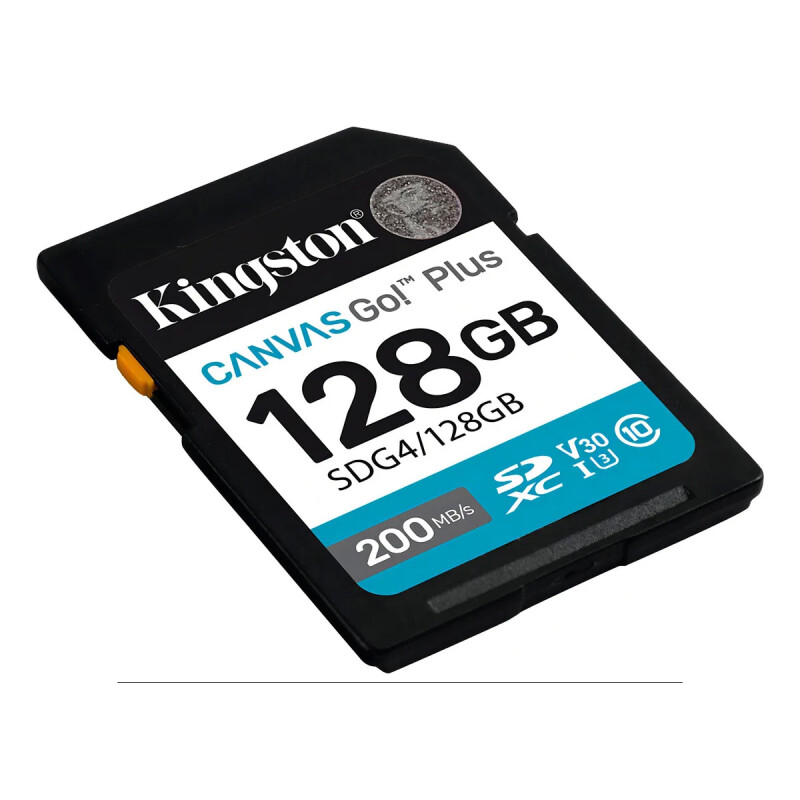 Memoria Kingston SDXC 128GB Canvas Go Plus V30 Memoria Kingston SDXC 128GB Canvas Go Plus V30