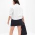 LS CROPPED SHIRT OPTIC WHITE