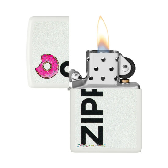 Encendedor ZIPPO 46240 C/Diseño Blanco 0