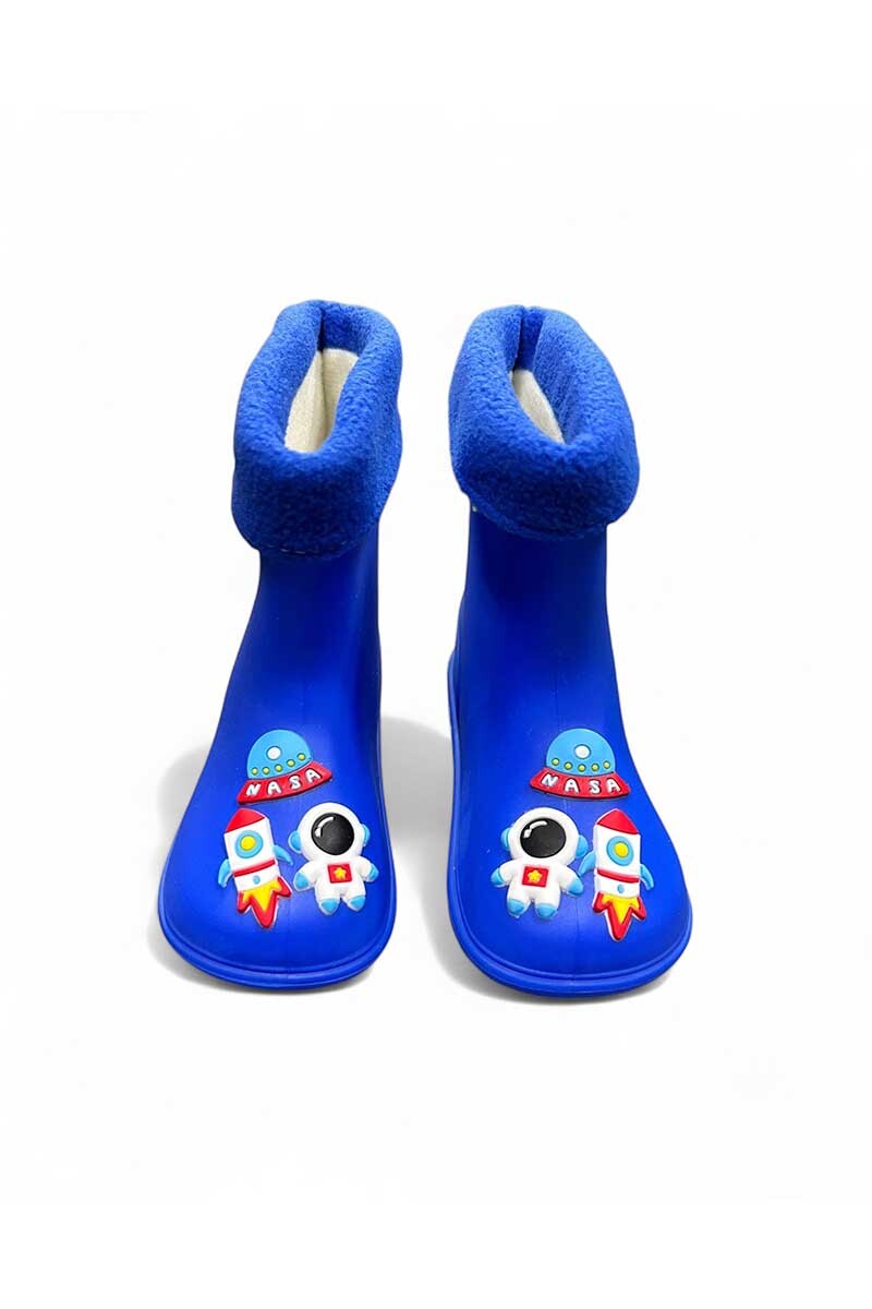BOTA DE LLUVIA NIÑO NASA Azul
