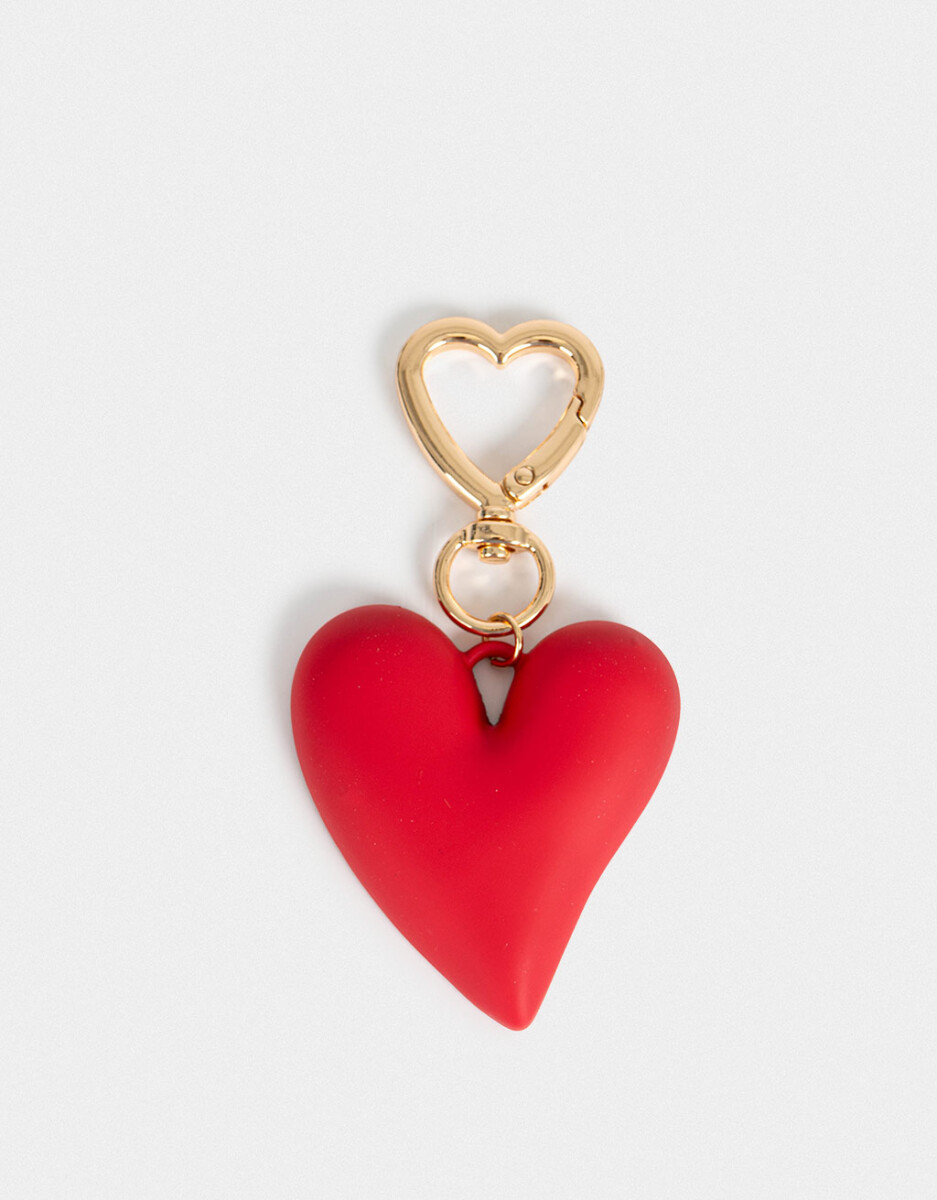 Llavero Y Bag Charm Corazón 