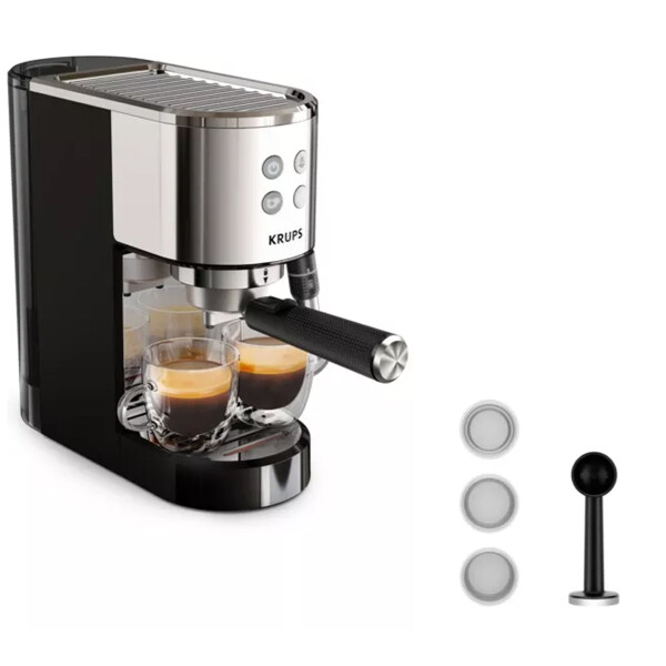 Cafetera Expresso Krups Xp444c10 15brs CAFETERA KRUPS VIRTUOSO XP444C10