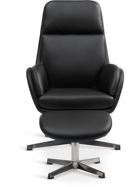 Sillón/apoya pies TANKEDAL 1 cuerpo polipiel negro Sillón/apoya pies TANKEDAL 1 cuerpo polipiel negro