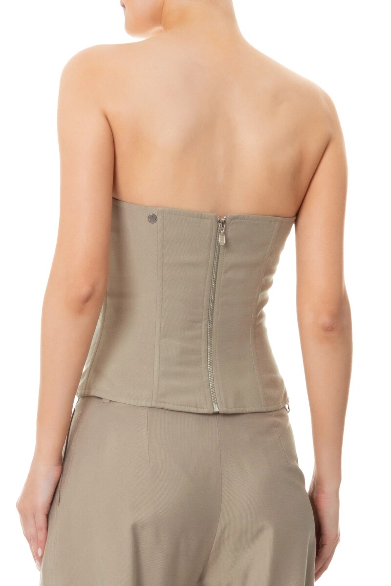 Top corset Beige