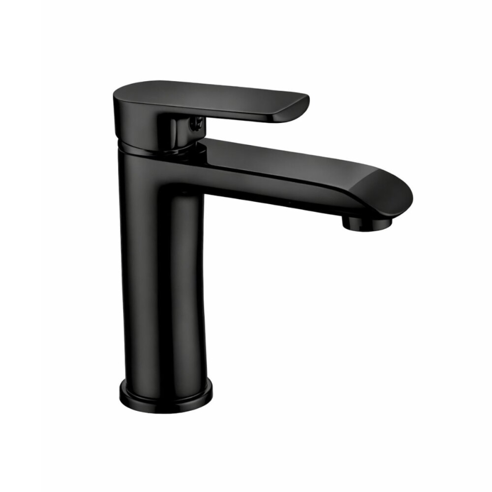 Griferia de lavatorio Monocomando bajo de mesada Alassio Negro Mate Griferia De Lavatorio Monocomando Bajo De Mesada Alassio Negro Mate