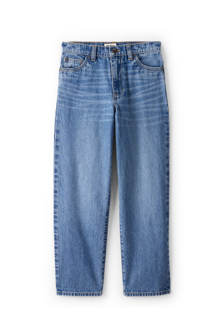 Pantalón jean holgado Sin color