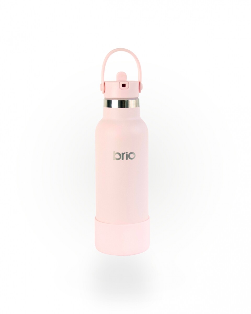 Botella En Acero Inoxidable brio 500ml Con Sorbito Y Manija - Rosa 