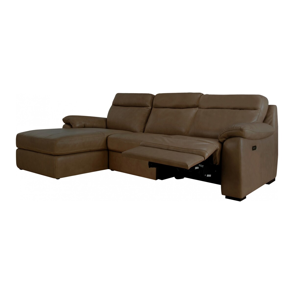 SILLÓN - MÁS DE 4 CUERPOS CUERO-100-NATURAL MARRON U210 CHOC. 