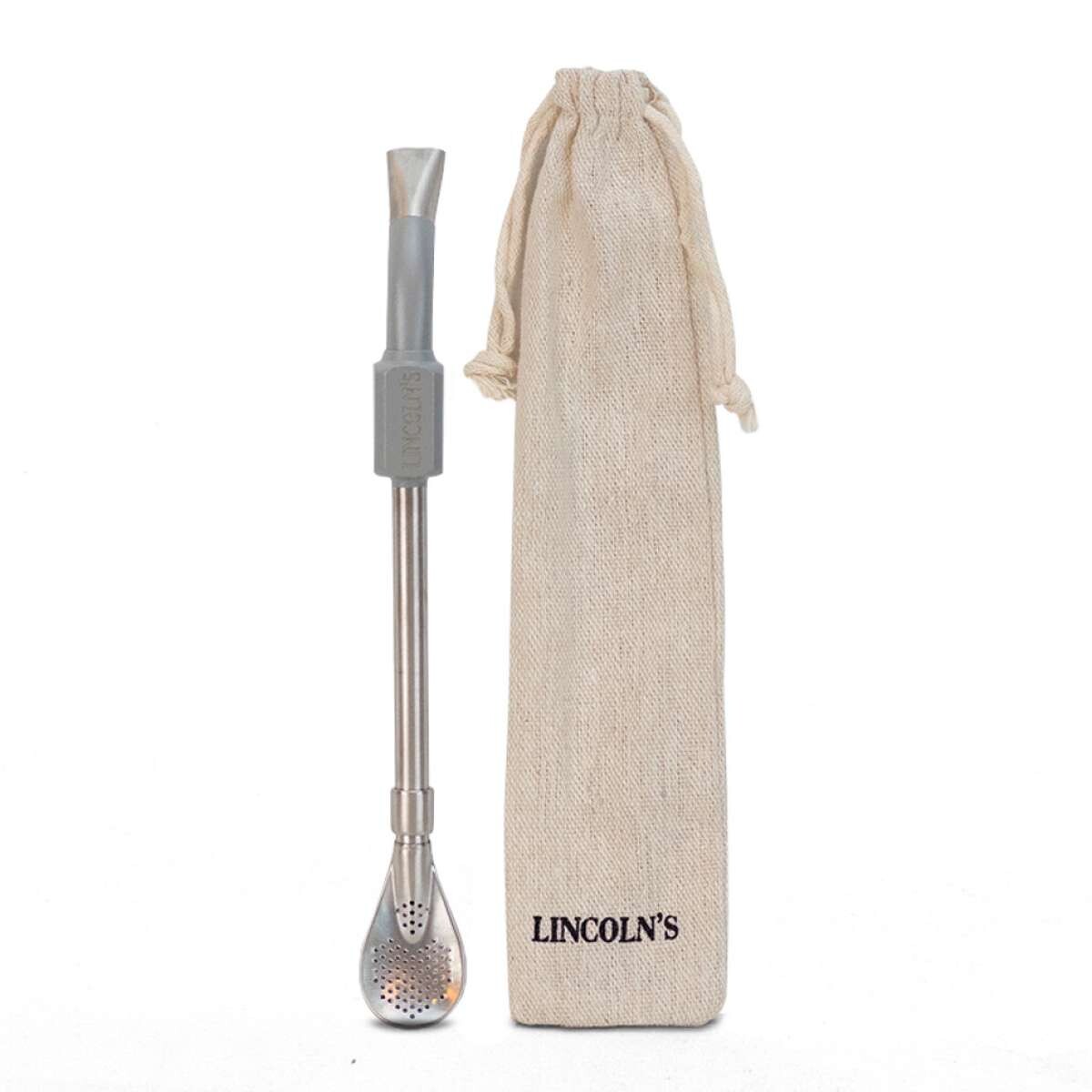 Bombilla Galactic Acero Inoxidable - Ceniza 