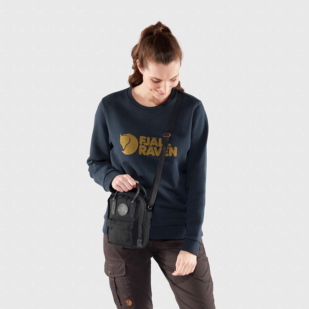 Crossbody Fjallraven Kanken No. 2 Black Sling Unisex Black