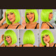 Peluca Carre Color Verde
