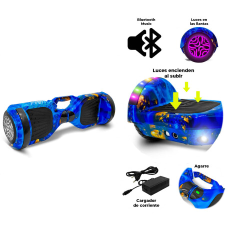 Hoverboard Patineta Eléctrica + Silla Música Luces Cmb001503