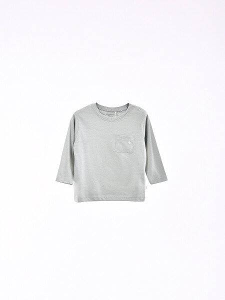 REMERA NICO VERDE GRISACEO