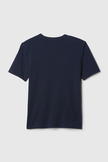 Remera Logo Gap Niño Tapestry Navy