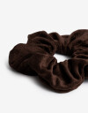 Skunzies Lisas Scrunchie Suede - Marron Chocolate