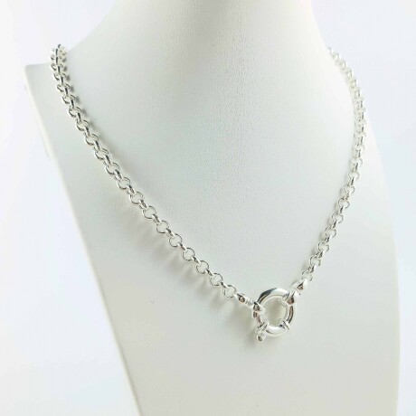 Cadena Rolo de Plata 925, 45 cm. Cadena Rolo de Plata 925, 45 cm.