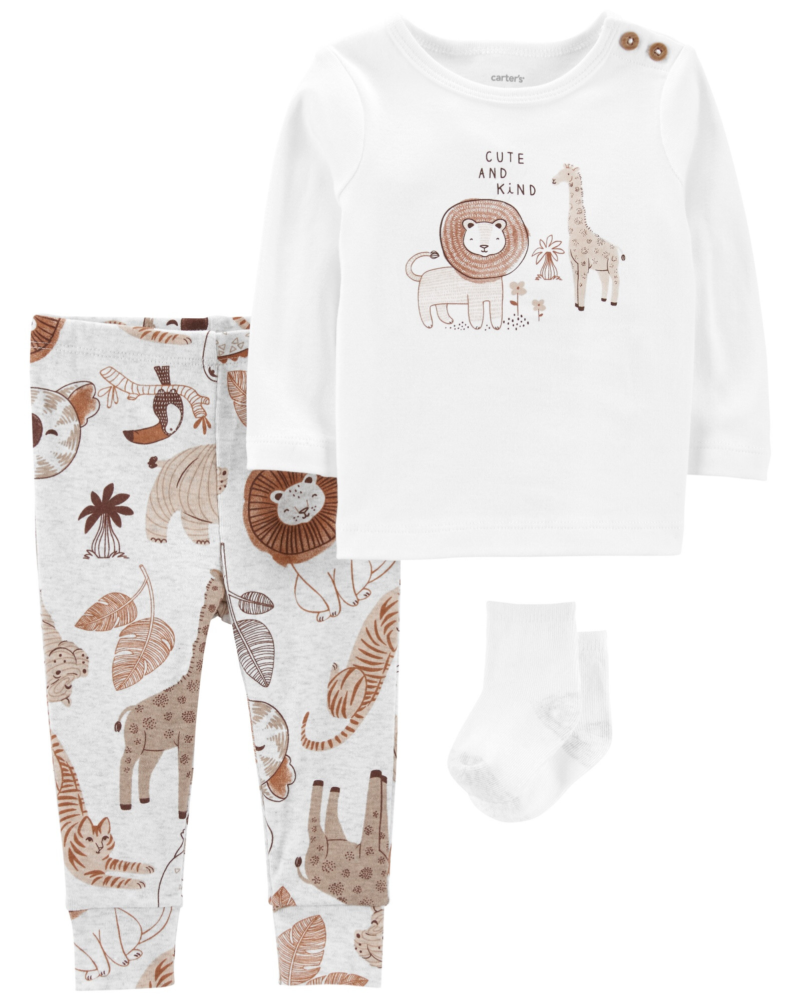 Set dos piezas con pantalón y remera manga larga con medias a juego Set dos piezas con pantalón y remera manga larga con medias a juego