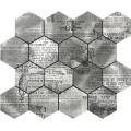 MOSAICO CON TERMINACIÓN DE PIEDRA Y CERÁMICA AUTOADHESIVA 262x300x4 mm Mosaico Con Terminación De Piedra Y Cerámica Autoadhesiva 262x300x4 Mm