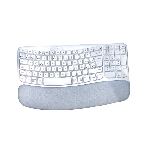 Teclado inalámbrico Logitech 920-012279 Wave Keys Ergo Blanc Teclado inalámbrico Logitech 920-012279 Wave Keys Ergo Blanc