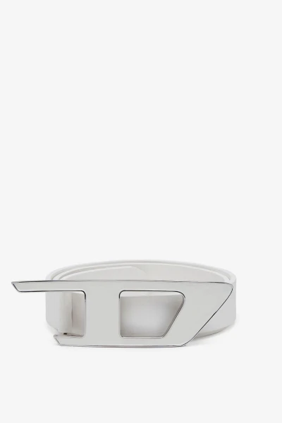 CINTURÓN LOGO D EN HEBILLA Blanco