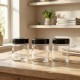 Set x3 Frascos de cristal 290cc GRIS