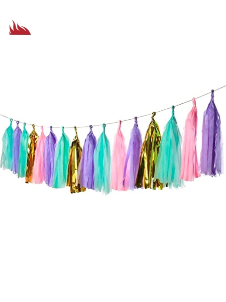 FLECOS COLORES CON DORADO MULTICOLOR