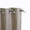 VARA METAL PLATA P/CORTINA 122-218CM Unica