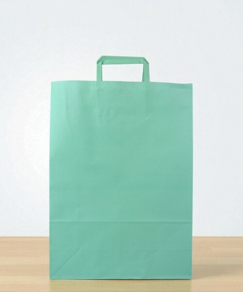 Bolsa lisa acuario 30x12x41 cm PASTEL AQUA