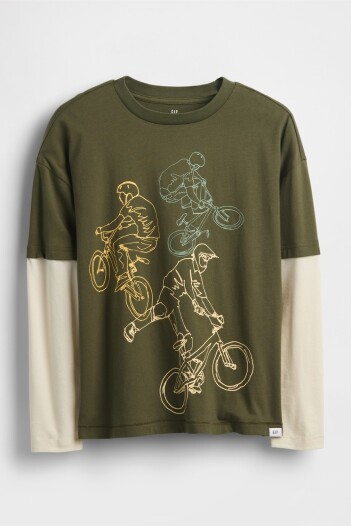 Remera Gráfico Niño Calla Green 18-0435Tcx