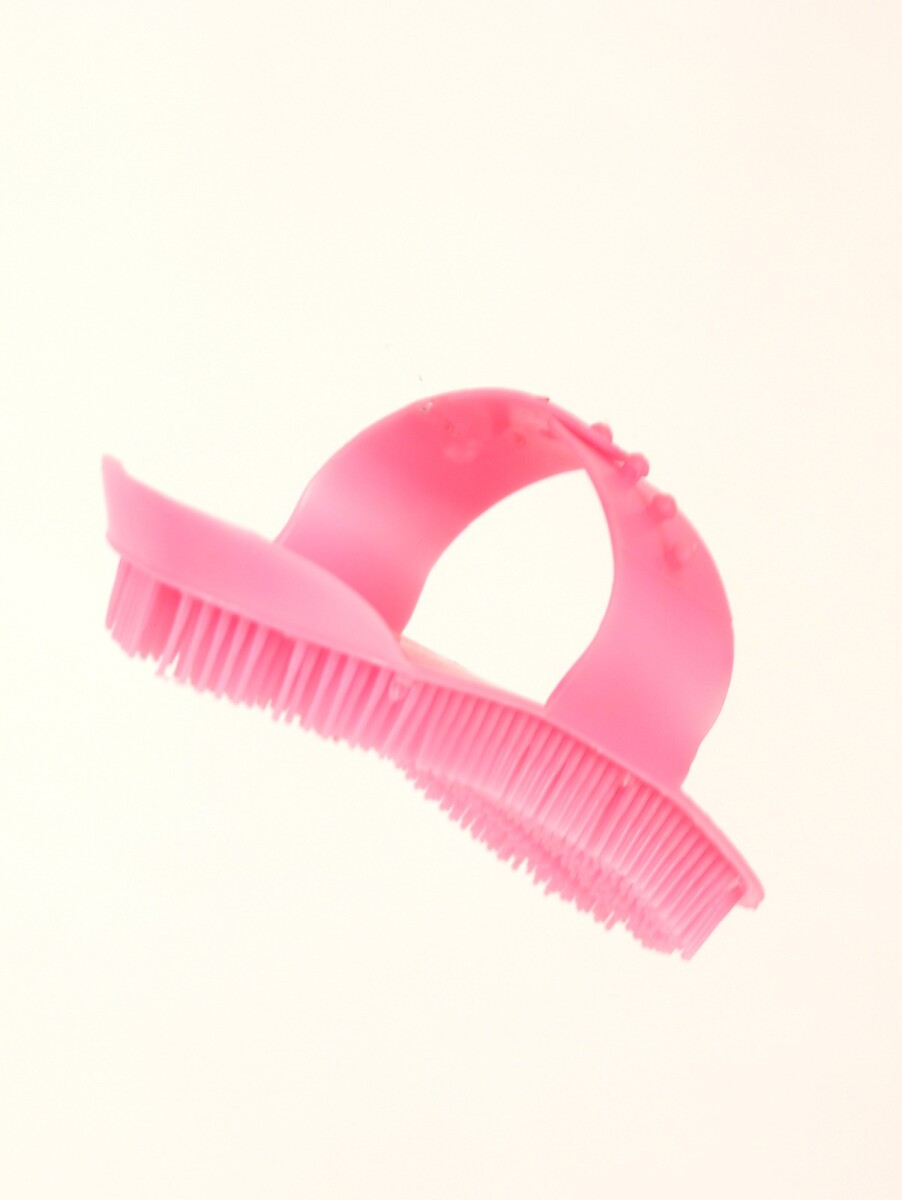 Rasqueta - cepillo rosada 