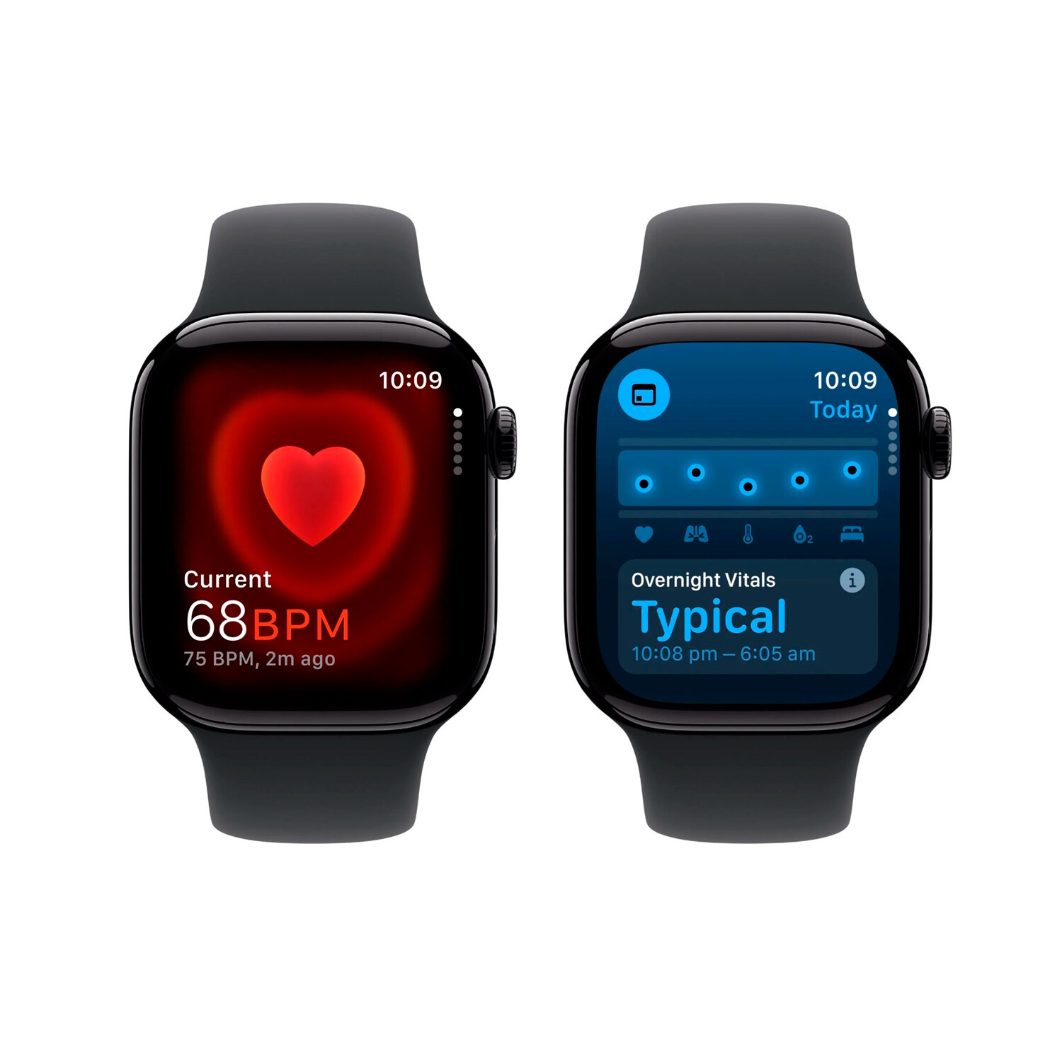 Apple Watch S10 GPS 46mm Jet Black Cable Belkin USB-C de regalo