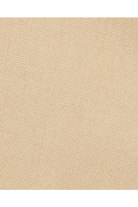 Short de algodón, con tiradores, khaki Sin color