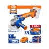 Amoladora 115 mm 20V con Batería 4.0Ah y Cargador Wadfow Amoladora 115 Mm 20v Con Batería 4.0ah Y Cargador Wadfow
