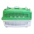 Transportadora Rígida Para Viaje Mascota Perro Gato 62x45x39 Variante Color Verde