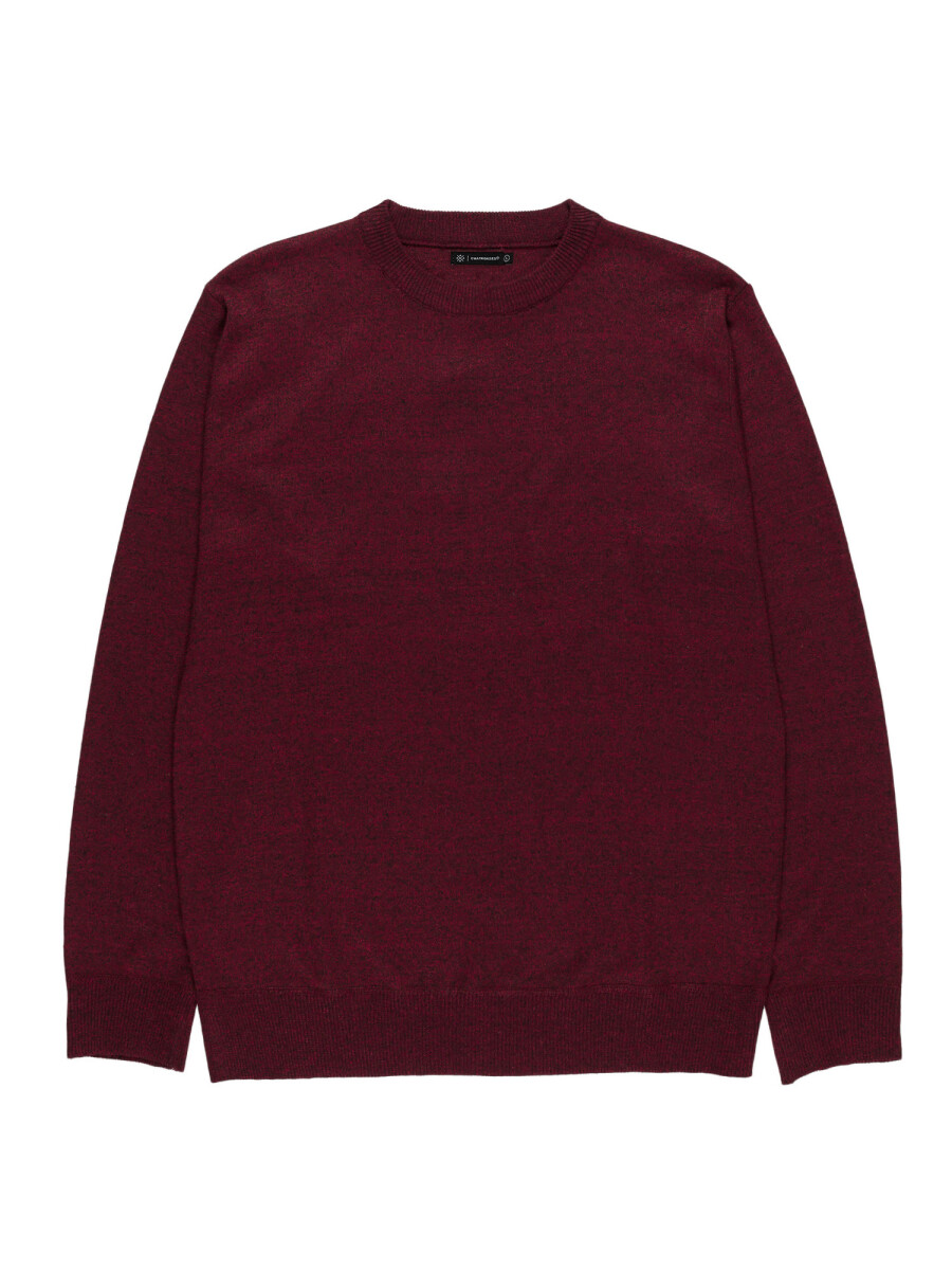 Sweater básico - bordó 