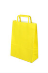 Bolsa lisa acuario 22x10x30 cm AMARILLO