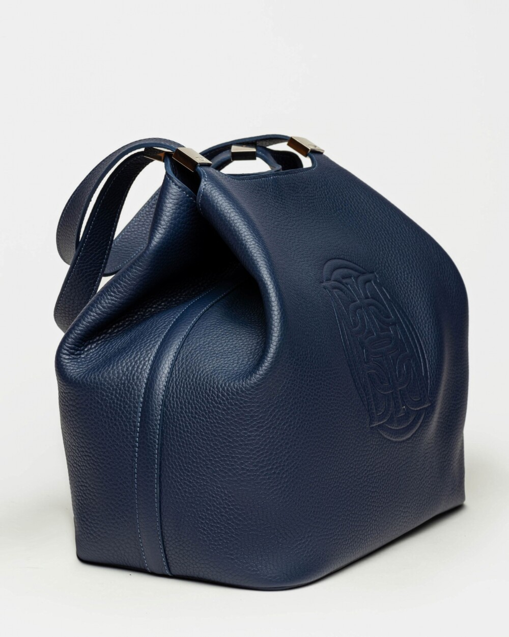 Bolso Eterial en cuero graneado Marine Blue