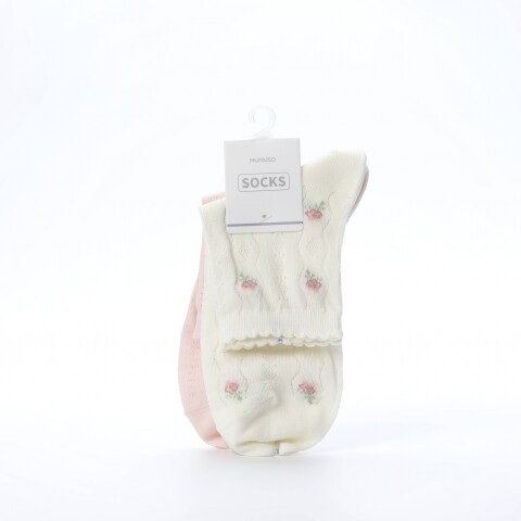 MEDIAS TOBILLERAS MUJER CEREZA OSO Y FLORES (2 PARES / ROSA Y BLANCO) MEDIAS TOBILLERAS MUJER CEREZA OSO Y FLORES (2 PARES / ROSA Y BLANCO)